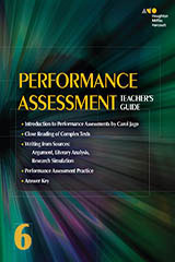 1 Year Digital Performance Assessment Teacher Access Online Grade 6