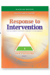 Response To Intervention Tier 1 Blackline Masters Grade 4
