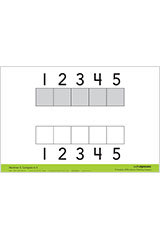 6x9 Comparing Mat - 6 X 9 in Coated Heavy Cardstock (2 SIDED) Grade PreK